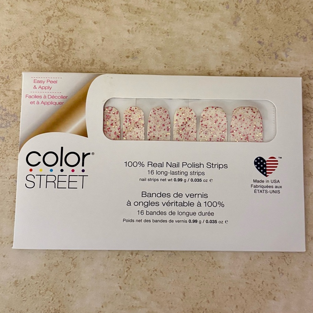 4/$30 Color Street Nail Polish Strips - Pink Peppercorn